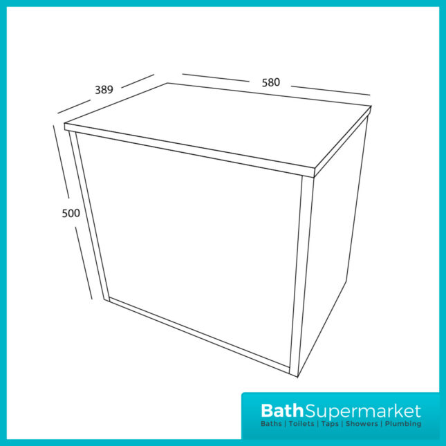 Sognare Orac Fluted Matt Black Wall Hung Handless Bathroom Drawer Cabinet Basin Unit 600mm