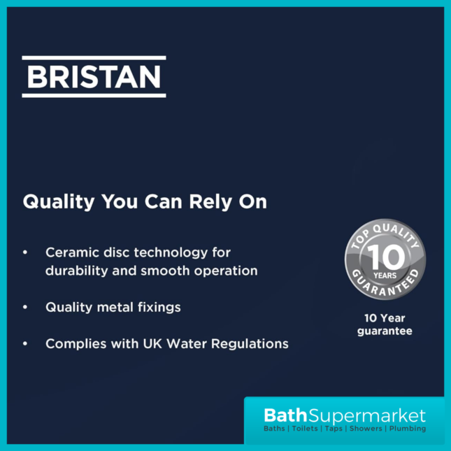 Bristan Echo Brushed Nickel Swan Neck Easy Fit Twin Lever Kitchen Sink Mixer Tap