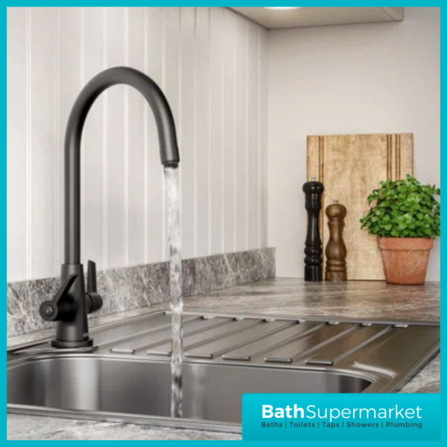 Bristan Echo Brushed Brass Easyfit Mono Kitchen Mixer Tap