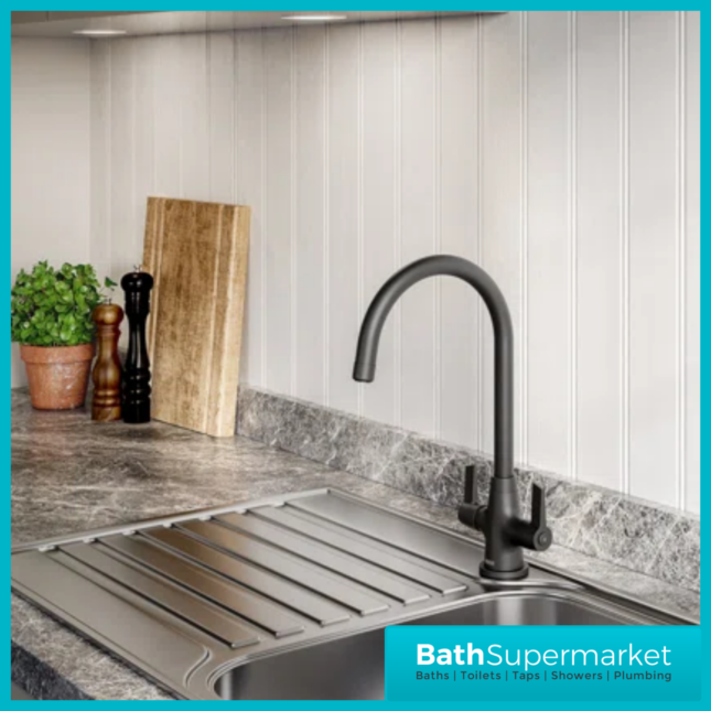 Bristan Echo Brushed Brass Easyfit Mono Kitchen Mixer Tap
