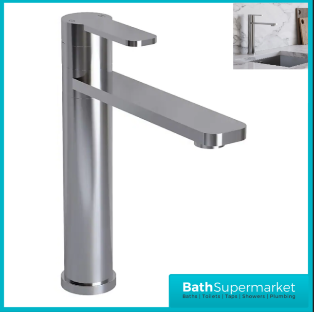 Ellsi Luxus Chrome Top Single Lever Kitchen Sink Mono Mixer Tap