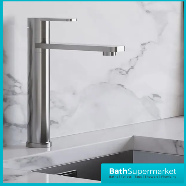Ellsi Luxus Chrome Top Single Lever Kitchen Sink Mono Mixer Tap
