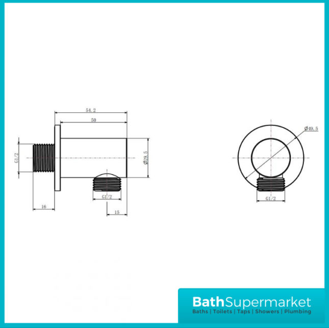 Aeris Brushed Brass Round Concealed Valve Wall Drencher Slide Rail Handset Shower Kit