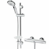 Bristan Artisan Chrome Thermostatic Bar Valve Multi Function Riser Rail Handset Shower - Image 11