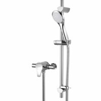 Bristan Capri Chrome Thermostatic Exposed Mini Valve Adjustable Riser Rail Shower Kit - Image 7