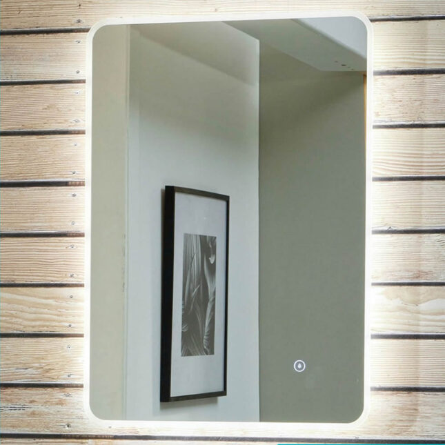 Sognare Vivid LED Touch Sensor Mirror With Demister Pad 500mm x 700mm - Image 10