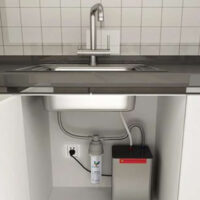 Ellsi Gun Metal Designer 3-in-1 Instant Hot Water Kitchen Mixer Tap System Kit - Image 13
