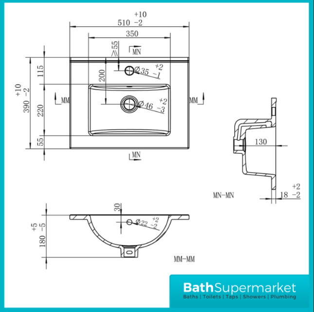 AquaVolere Viola Grey Gloss Floor Standing 2 Door Cabinet Basin Unit & Basin 510mm
