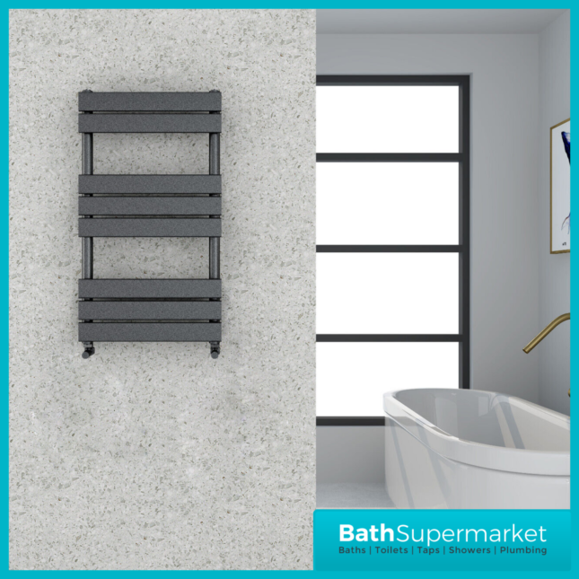 Sunlight Malibu Designer Panel Radiator Anthracite 500mm Width x Various Heights
