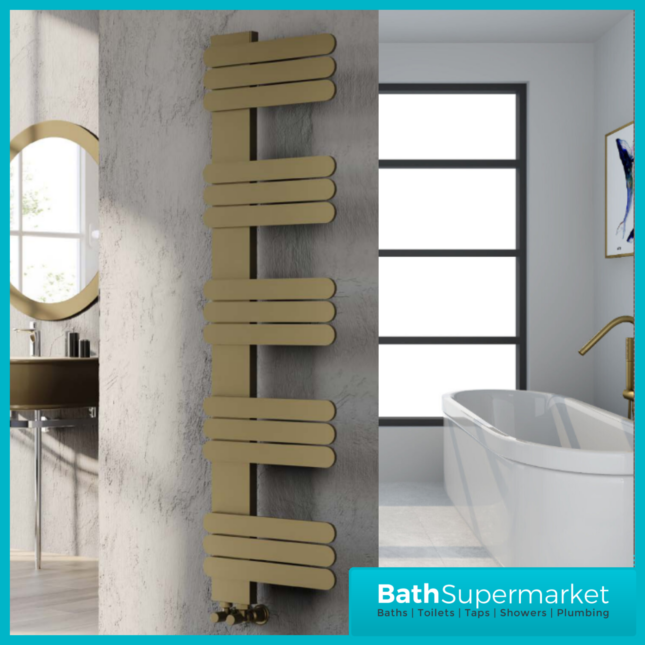Kartell K Rad Manitoba Matt Bronze Towel Rail Radiator 450mm Width x Various Heights