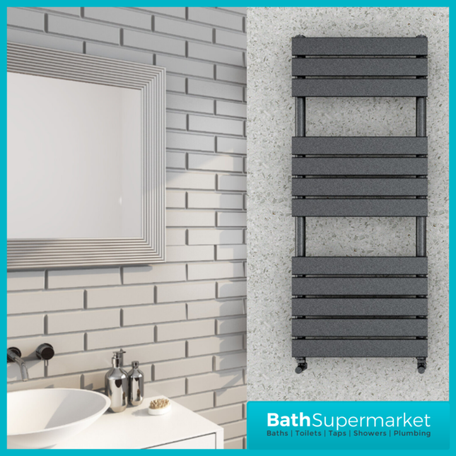 Sunlight Malibu Designer Panel Radiator Anthracite 500mm Width x Various Heights