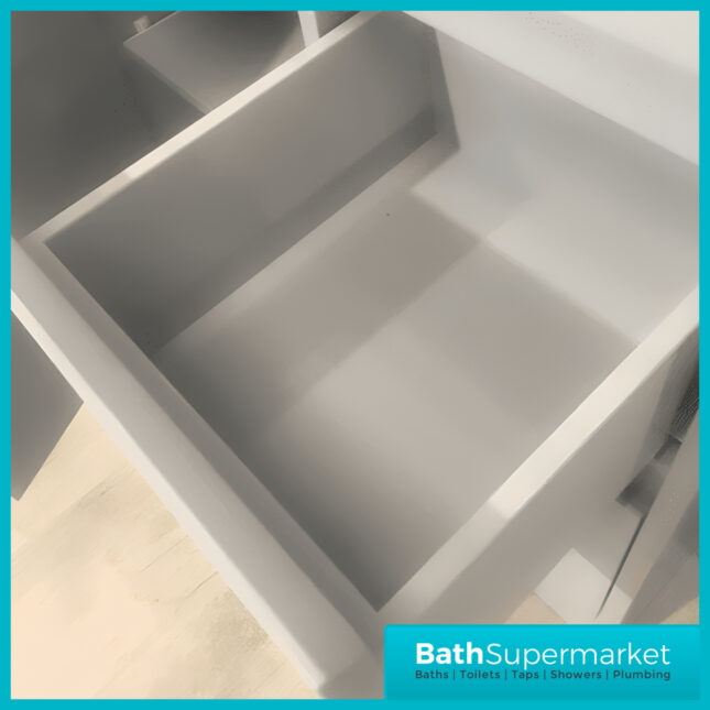 WaterGuard Rio Waterproof Cloud Grey Floor Standing Edge Basin Vanity Unit 750mm