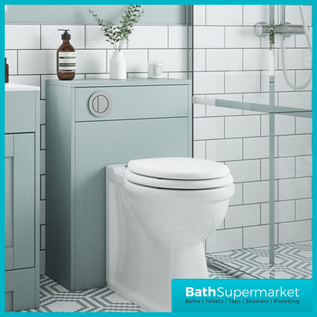 Traditional Timeless Duck Egg Back To Wall WC Toilet Unit 550mm
