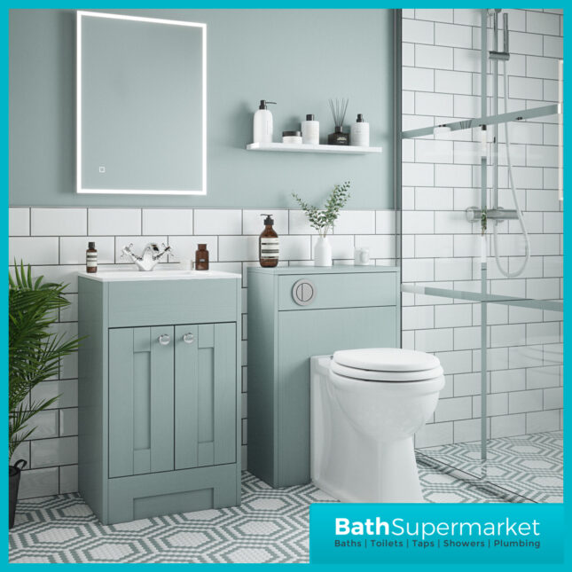 Carlton White Traditional Back To Wall Toilet Pan With Soft Close Seat