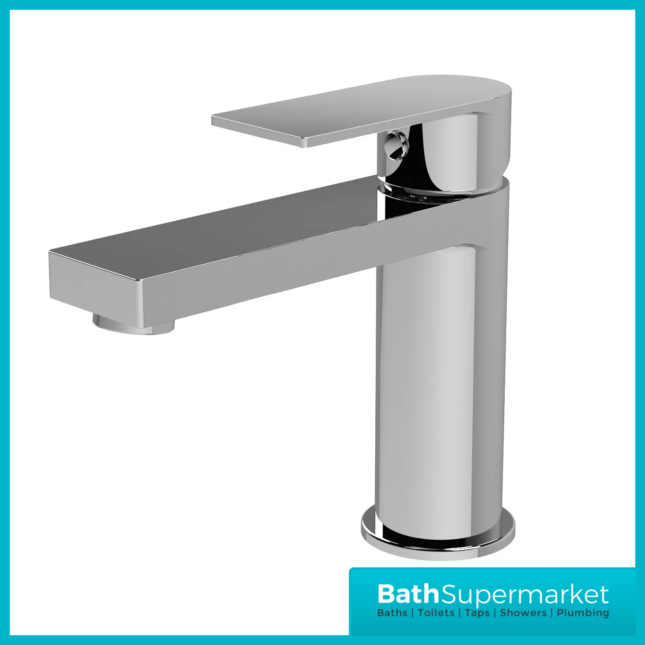 Nuie Canada Chrome Mono Basin Mixer Tap With Push Up Waste