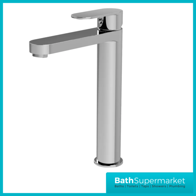 Nuie Canada Chrome Mono Tall High Rise Basin Mixer Tap