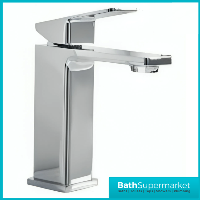 Kartell K-Vit Fine Polished Chrome Mono Basin Mixer Tap