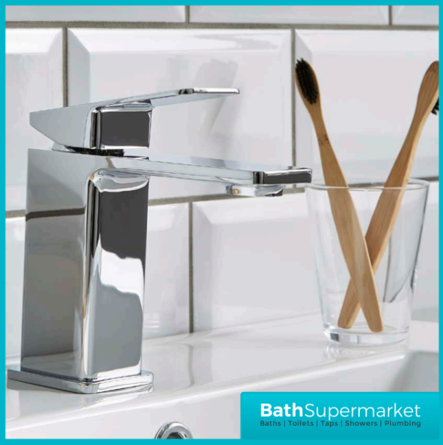 Kartell K-Vit Fine Polished Chrome Mono Basin Mixer Tap