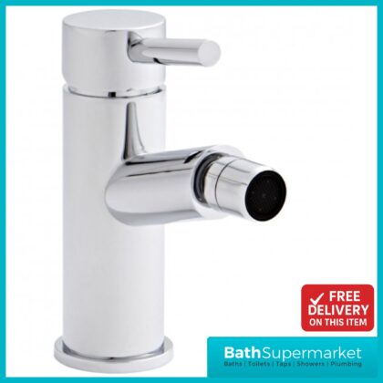 Kartell KVIT Plan Chrome Mono Lever Handle Bidet Mixer Tap