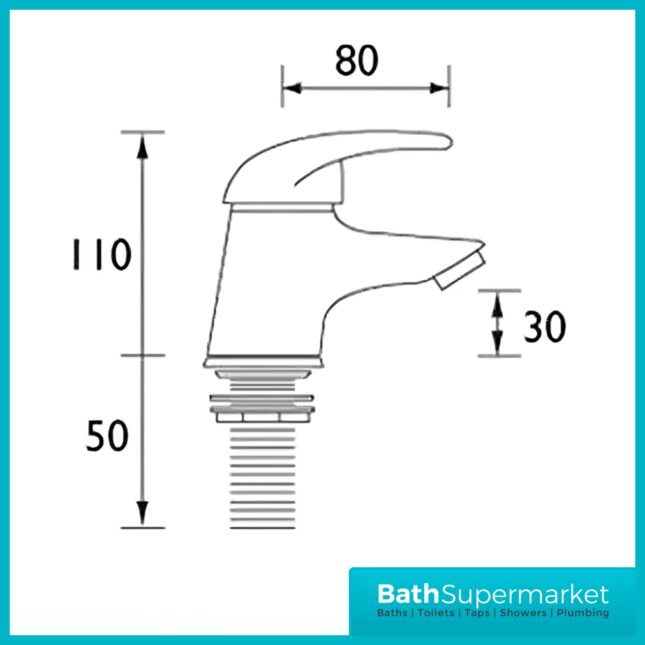 Bristan Java Luminance Chrome Pair Deck Mounted 2 Tap Hole Hot & Cold Basin Taps