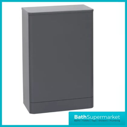 Kartell K-Vit Options 24 Cool Grey Back To Wall WC Toilet Unit 500mm Wide
