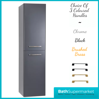 Kartell Options 24 Cool Grey Tall Wall Mounted Storage Cabinet Unit