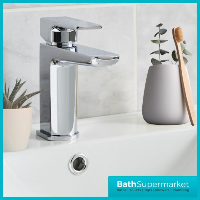Kartell K-Vit Kolt Polished Chrome Mini Mono Basin Mixer Tap