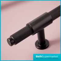 Sognare Knurled Textured Furniture T-Bar Handle Various Colours 95mm