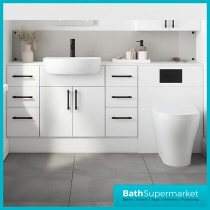 Caralina Gloss White Fitted Furniture Range-Create Your Own Size