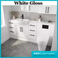 Caralina Gloss White Fitted Furniture Range-Create Your Own Size