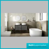 AquaVolere White Fluted Round Counter Top Washbowl Basin 400mm