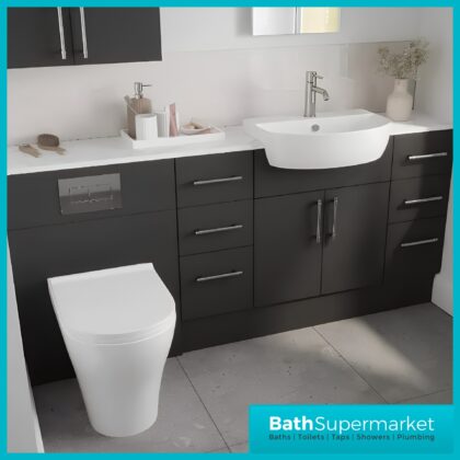 Caralina Dark Grey Fitted Furniture Range-Create Your Own Size