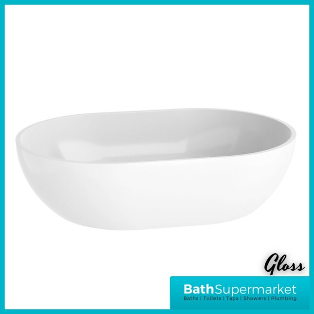 Sognare Neo White Rectangular Counter Top Basin - Gloss Or Matte Finish 560mm