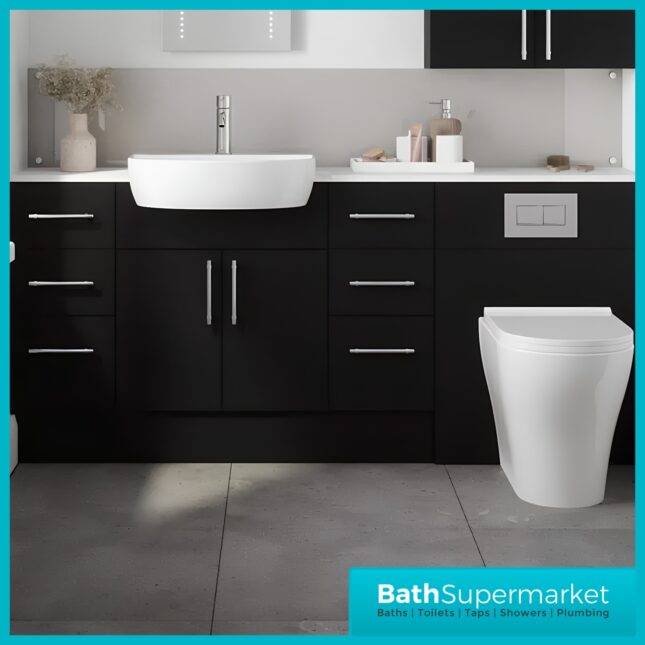 Caralina Matt Black Fitted Furniture Range-Create Your Own Size