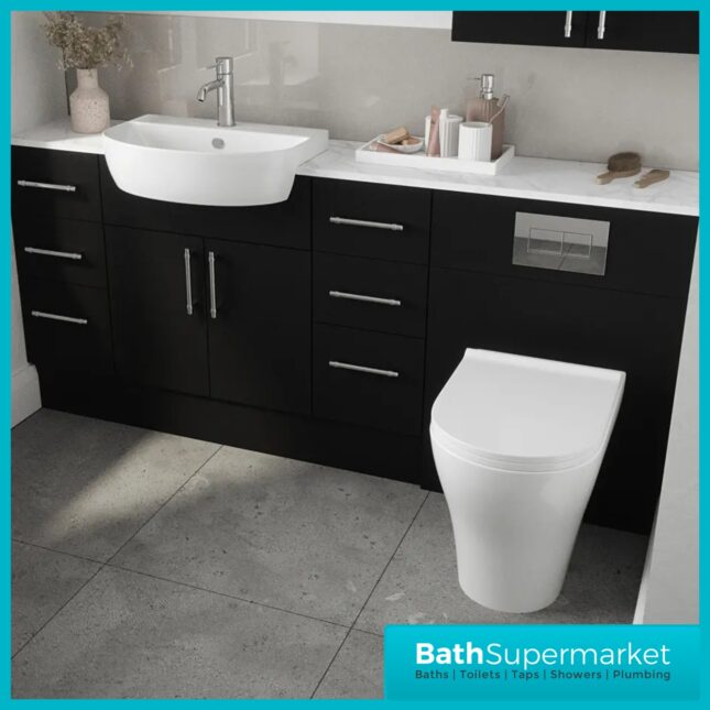 Caralina Matt Black Fitted Furniture Range-Create Your Own Size
