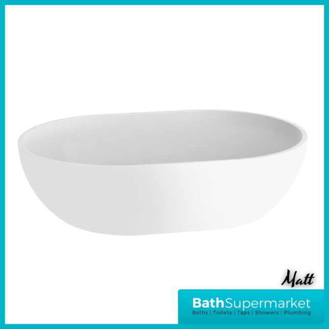 Sognare Neo White Rectangular Counter Top Basin - Gloss Or Matte Finish 560mm