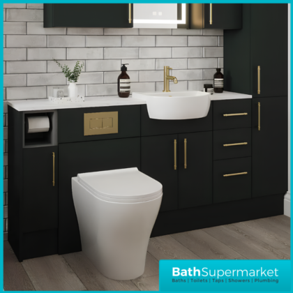 Caralina Matt Black Fitted Furniture Range-Create Your Own Size