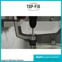 Ellsi Chrome Round Slotted Click Clack Basin Waste Top-Fix