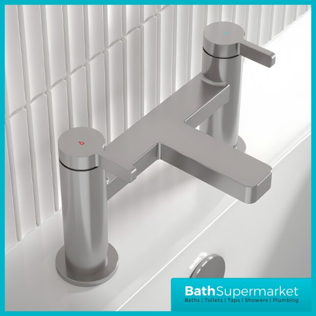 Bristan Elevar Luminance Chrome Deck Mounted Bath Filler Tap
