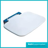 Highlife Stroma Luxury White Space Saving Thermoset Folding Mobility Shower Seat