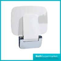 Highlife Stroma Luxury White Space Saving Thermoset Folding Mobility Shower Seat