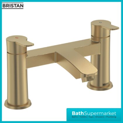 Bristan Appeal Brushed Brass Deck Mounted Bath Filler Tap