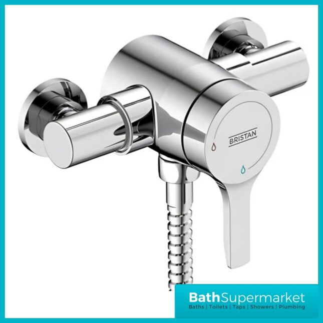 Bristan Onza Luminance Chrome Thermostatic Exposed Mixer Shower Kit