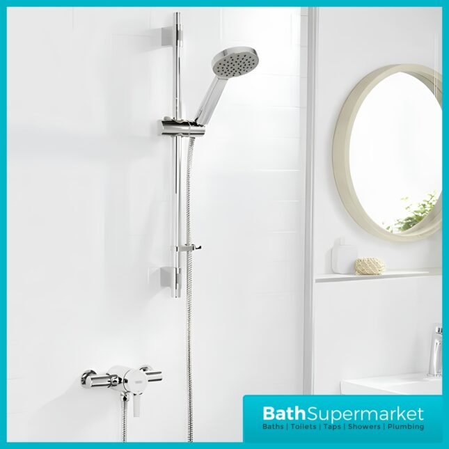 Bristan Onza Luminance Chrome Thermostatic Exposed Mixer Shower Kit