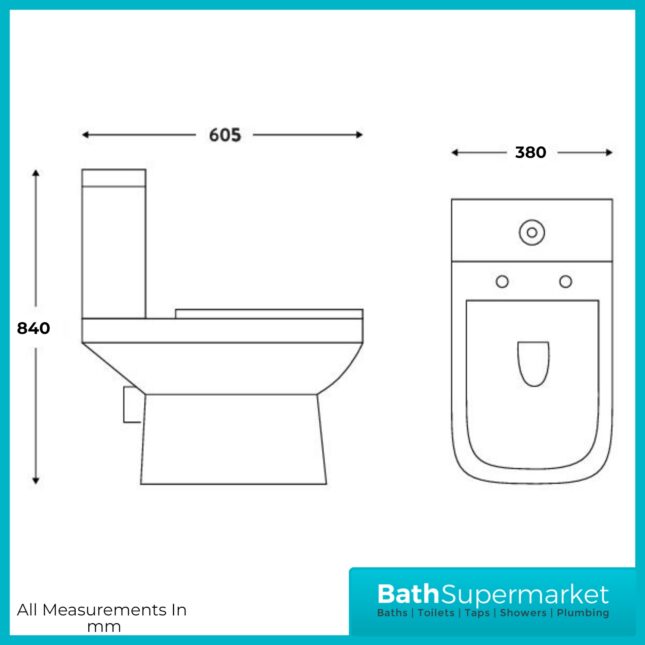 Sognare Porto Comfort Height Rimless Pan WC & Soft Close Toilet Seat