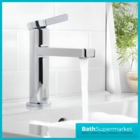 Bristan Elevar Luminance Chrome Mono Basin Mixer Tap With Clicker Waste