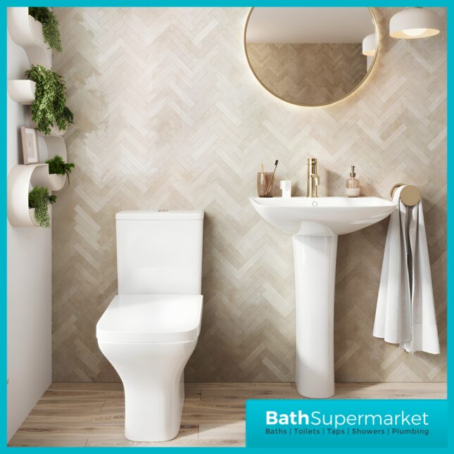 Sognare Porto Comfort Height Rimless Pan WC & Soft Close Toilet Seat