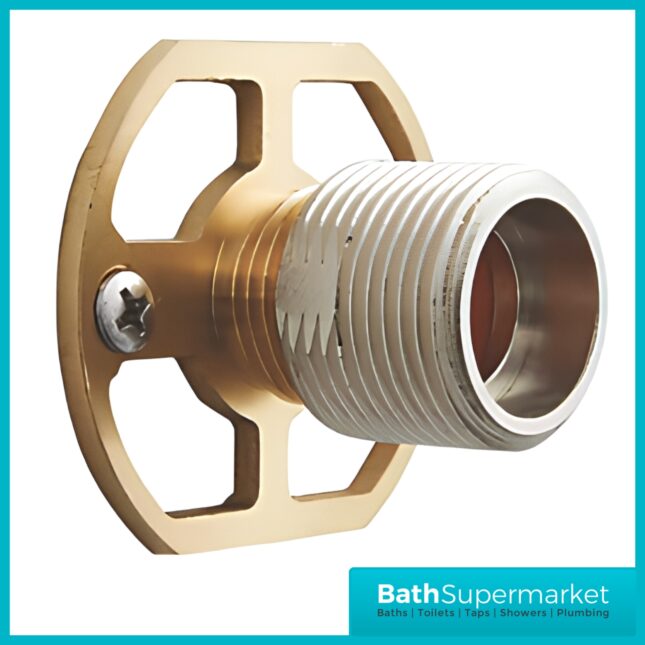 Highlife Bathrooms Square Matt Black Shower Fixing Brackets Kit