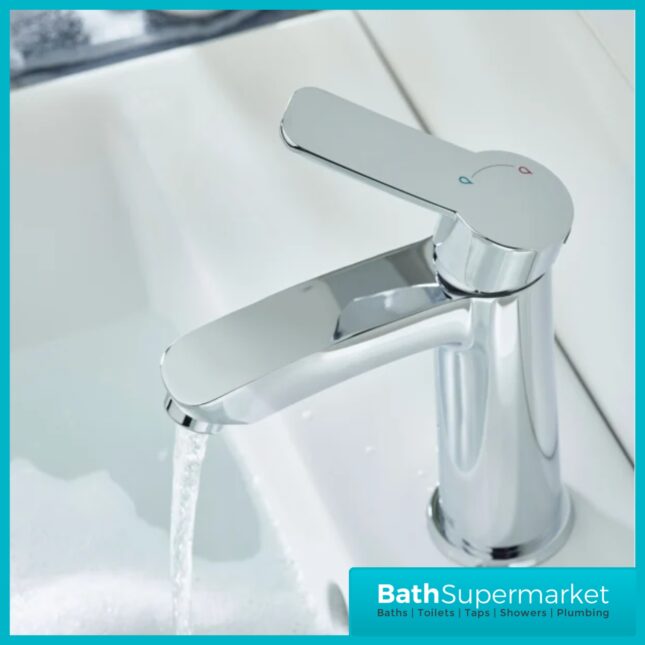 Bristan Appeal Luminance Chrome Mono Basin Mixer Tap With Clicker Waste