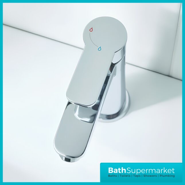 Bristan Appeal Luminance Chrome Mono Basin Mixer Tap With Clicker Waste